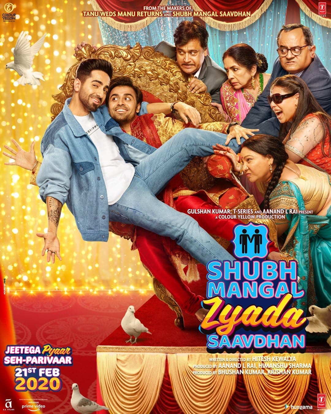 Shubh Mangal Zyada Saavdhan (2020) - Social Comedy Movie | Ayushmann Khurrana - Bollywood movie streaming online