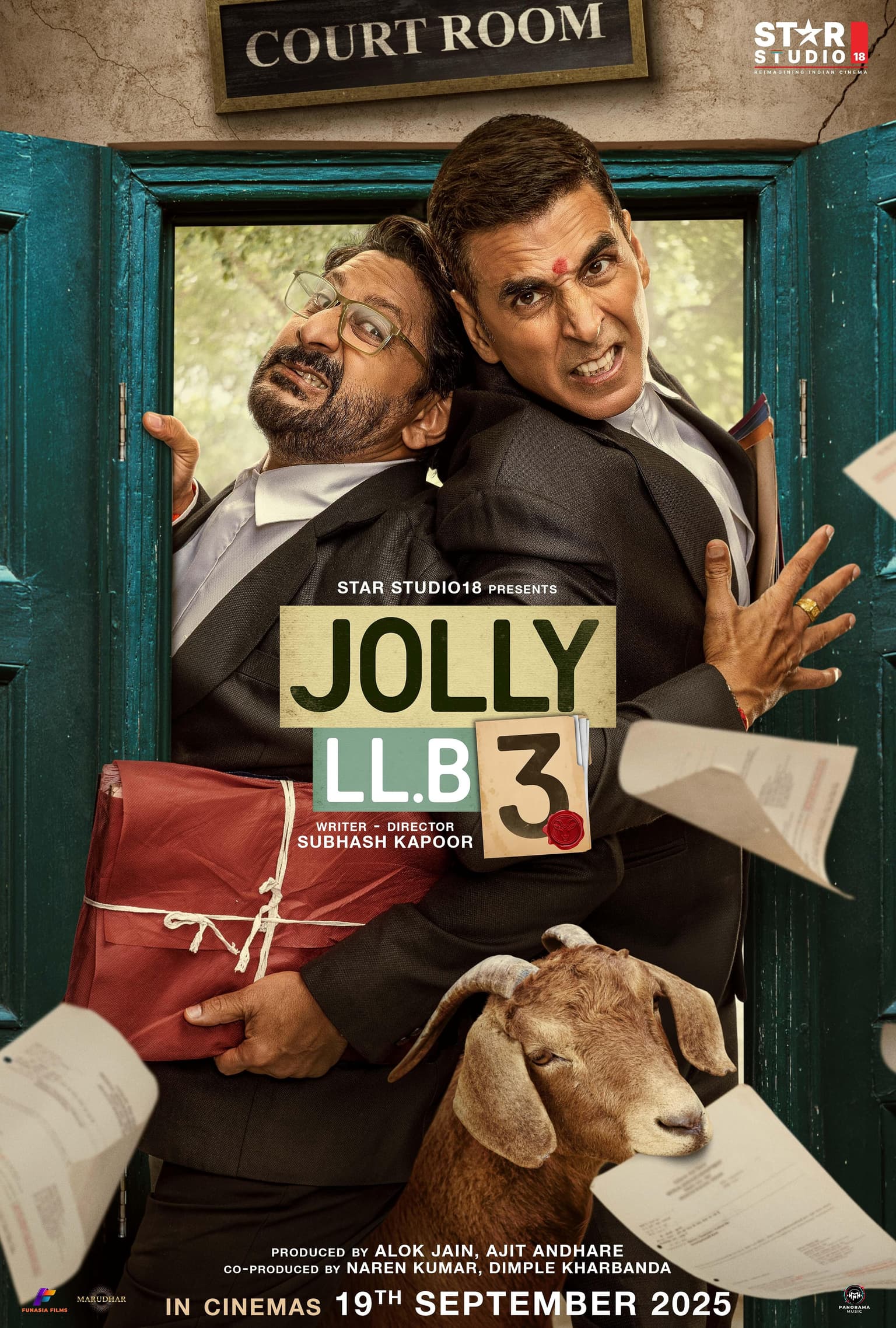Jolly LLB 3 (2025) - Drama Movie | Akshay Kumar & Arshad Warsi poster