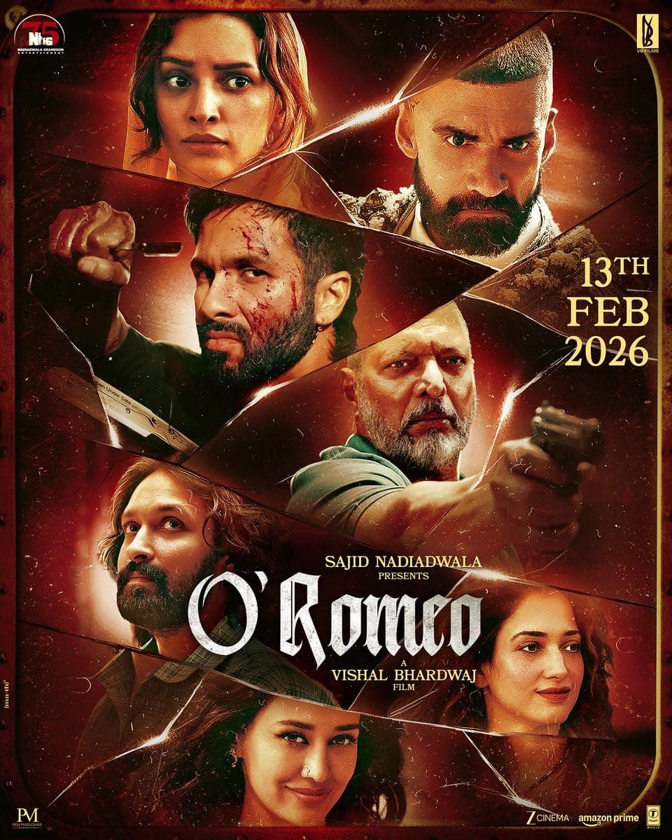 O' Romeo (2026) - Action Romantic Thriller | Shahid Kapoor | Triptii Dimri - bollywood movie streaming online